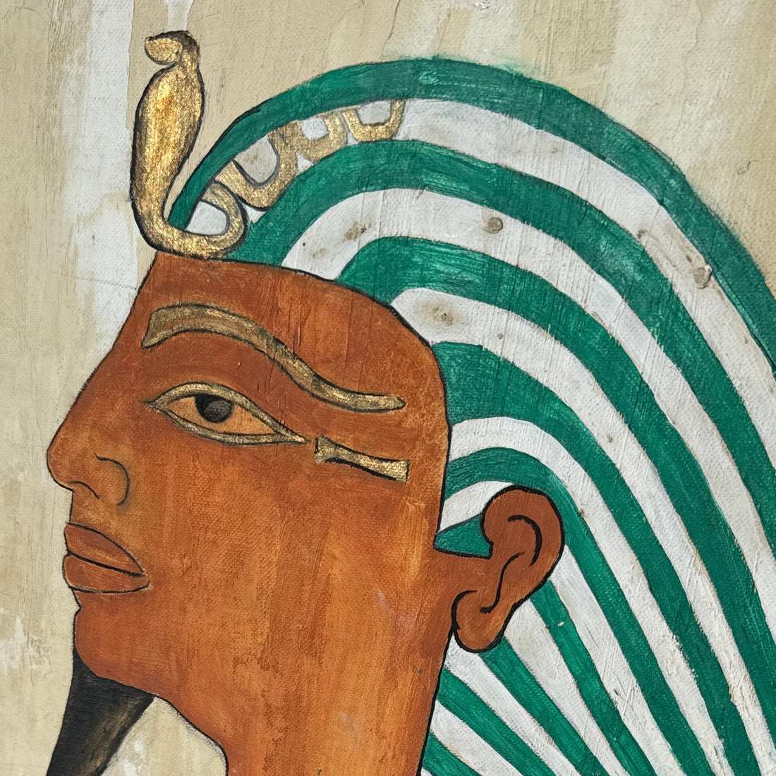 1980's Egyptian Revival Paintings- Set of 2 - Monte Visión