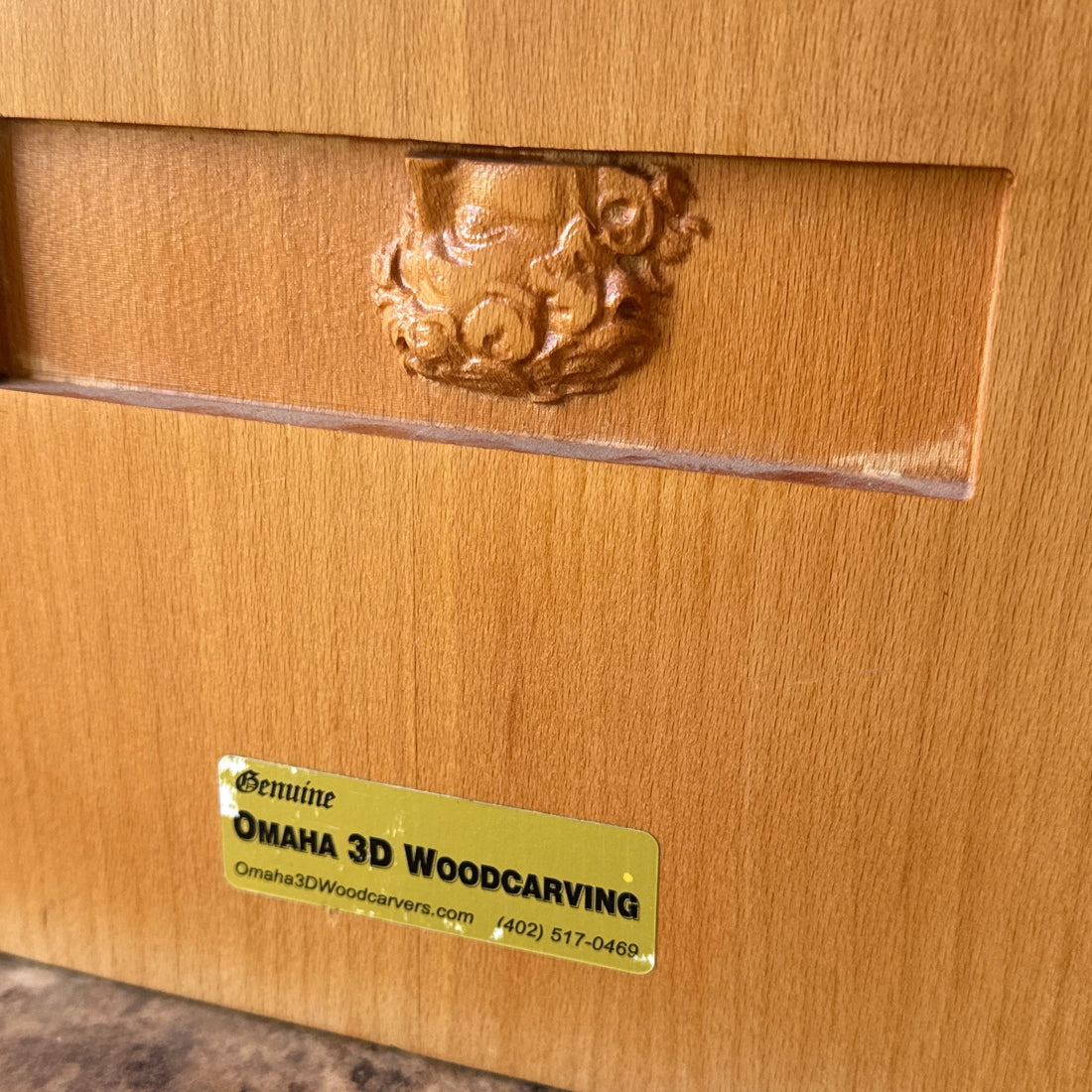 1980's Laser-Cut 3D Oak Wood Michelangelo David Art Panel - Monte Visión