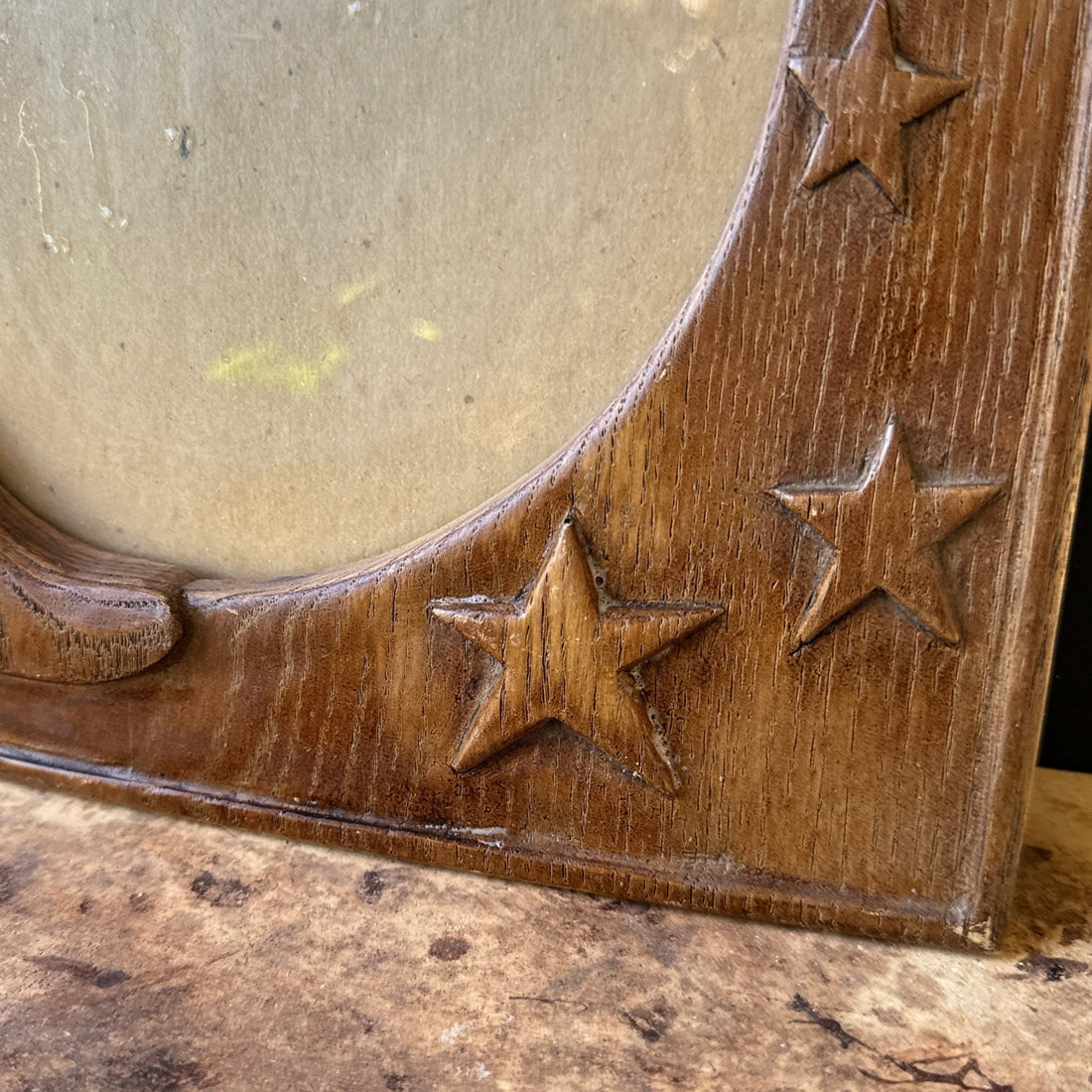 1980's Moon & Stars Wood Frame - Monte Visión