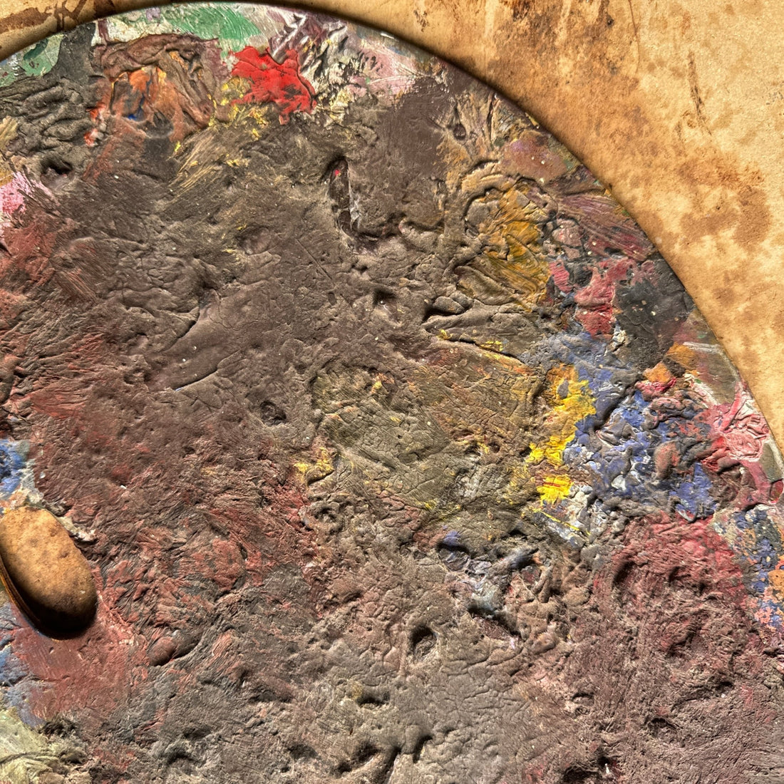 Antique Artist Painters Palette - Monte Visión