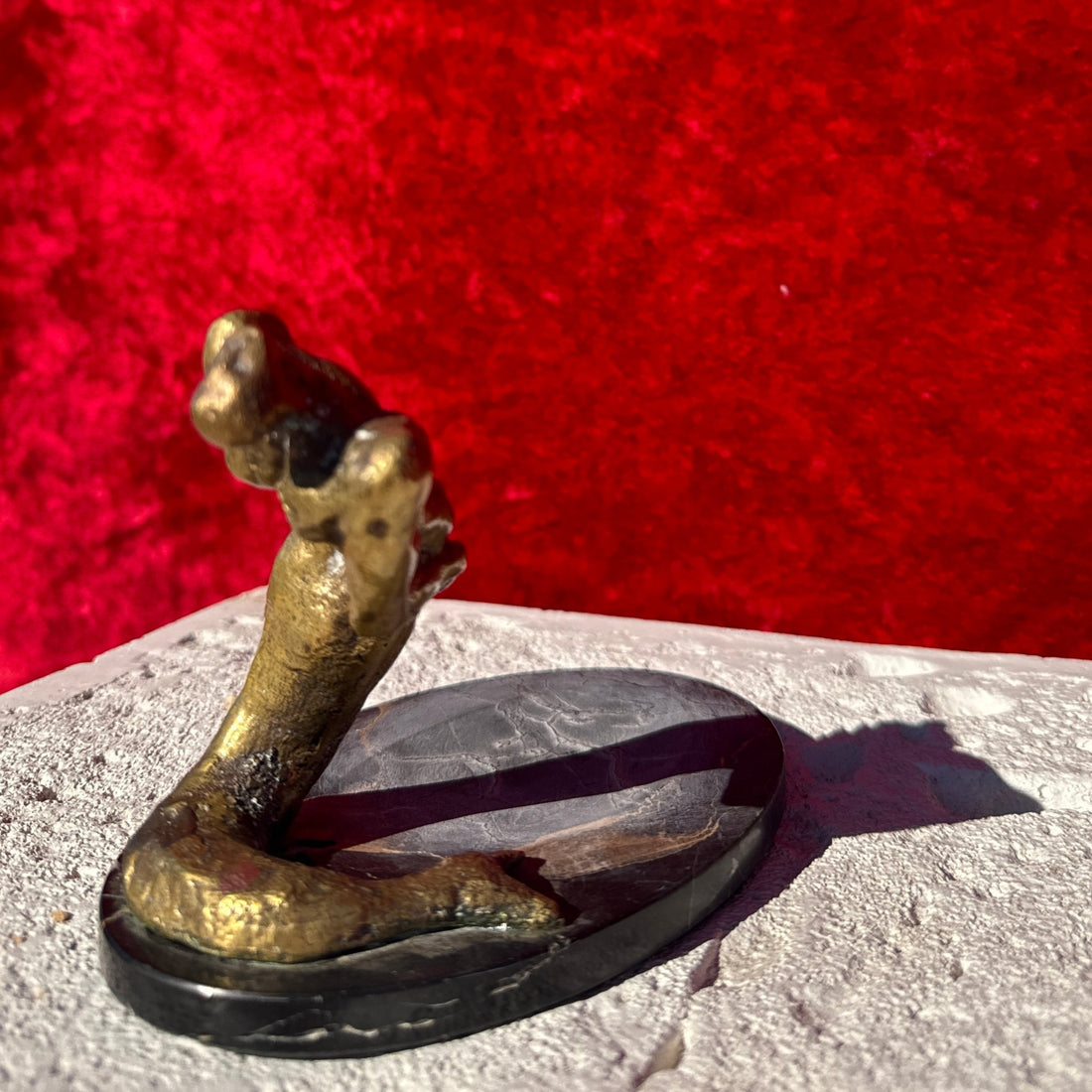 Art Deco Bronze & Marble Merman Soap Dish - Monte Visión