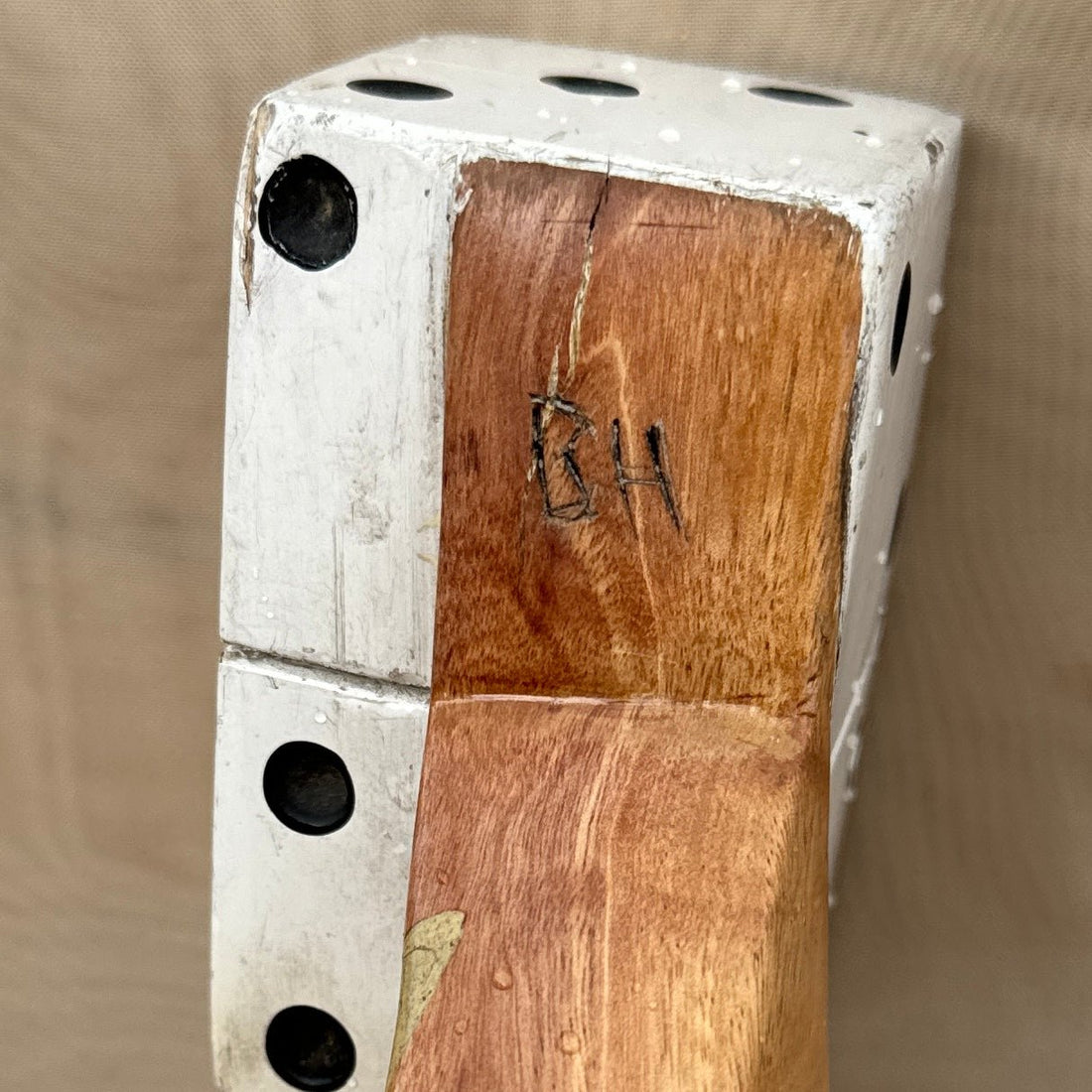 Artist-Made Carved Dice Walking Stick - Monte Visión