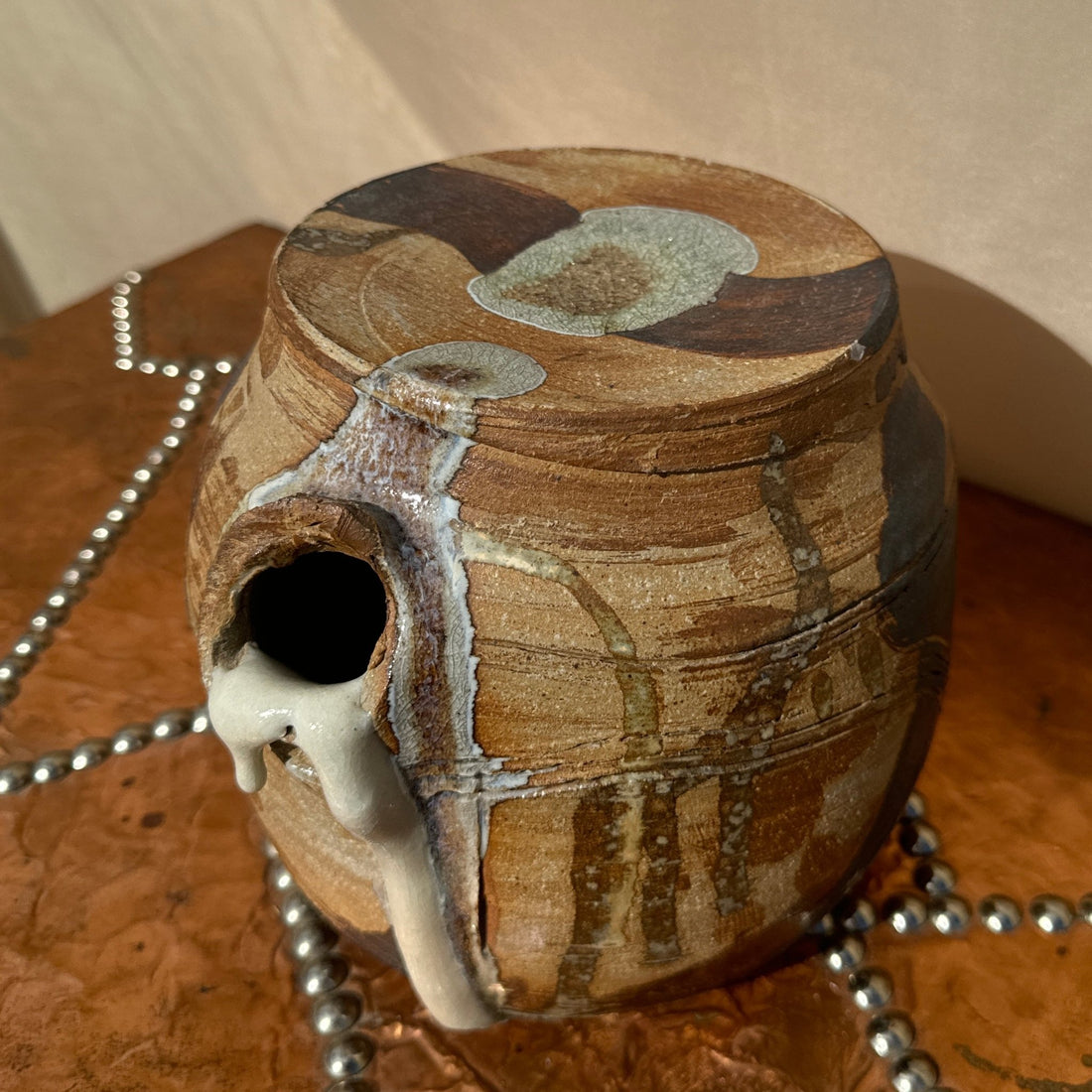 Artist Made Glazed Ceramic Vessel - Monte Visión