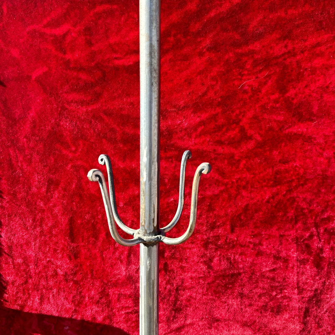 Artist-Made Postmodern Welded Steel Coat Rack - Monte Visión