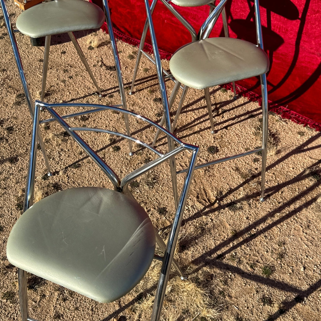 Hiroyuki Yamakado 'Cinderella' Folding Stools- Set of 4 - Monte Visión