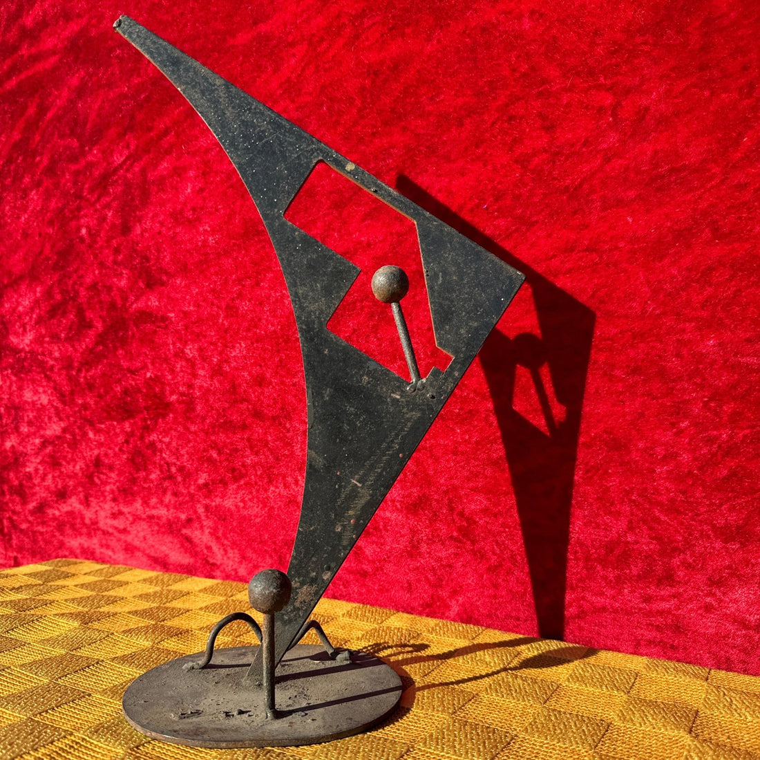 Postmodern Artist-Made Steel Sculpture - Monte Visión