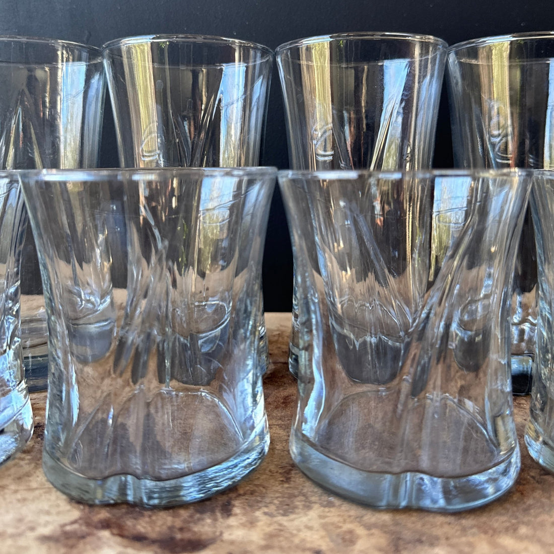 Postmodern Cut-Out Drinking Glasses- Set of 8 - Monte Visión