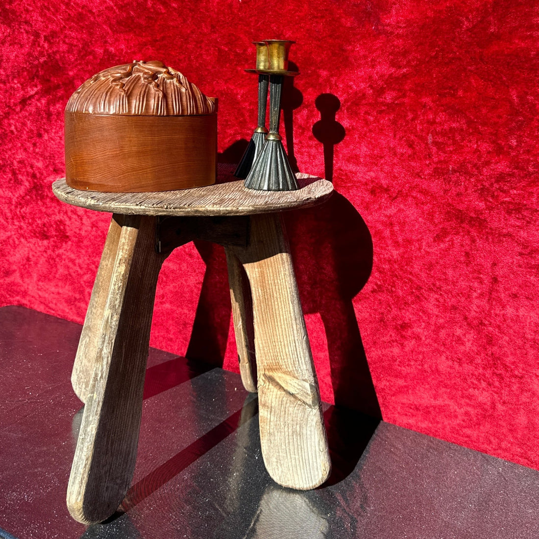 Primitive Pine Stool - Monte Visión