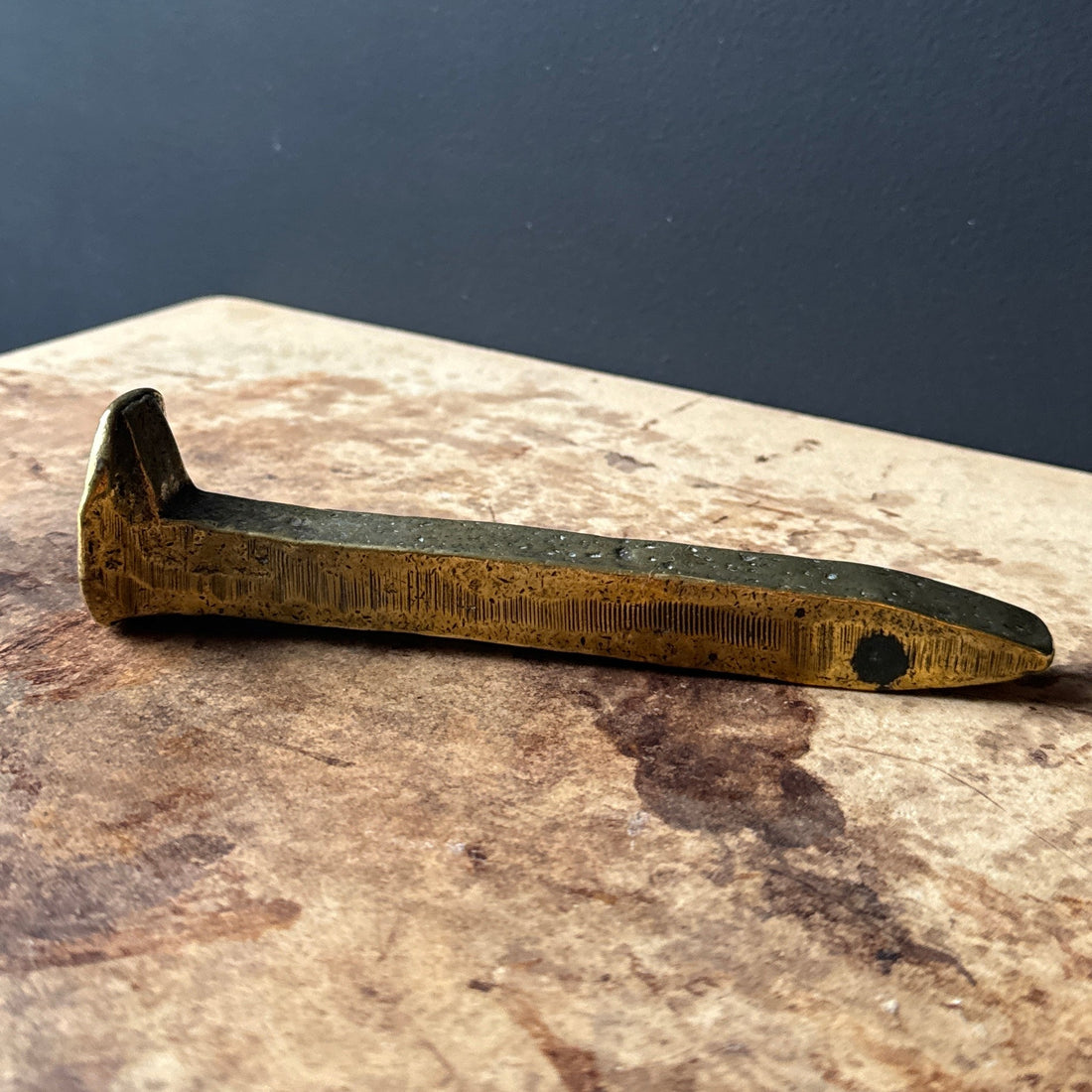 Solid Bronze Railroad Spike Decor - Monte Visión