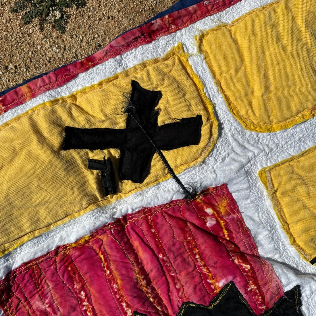 Twinkie & Guns Art Quilt - Monte Visión